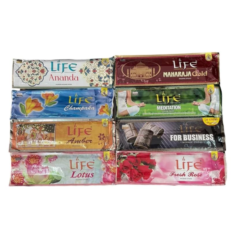 [31 Jenis] Hio / Dupa Aromaterapi India Strip Pack 35 Stik Merk Darshan & Tulasi 1