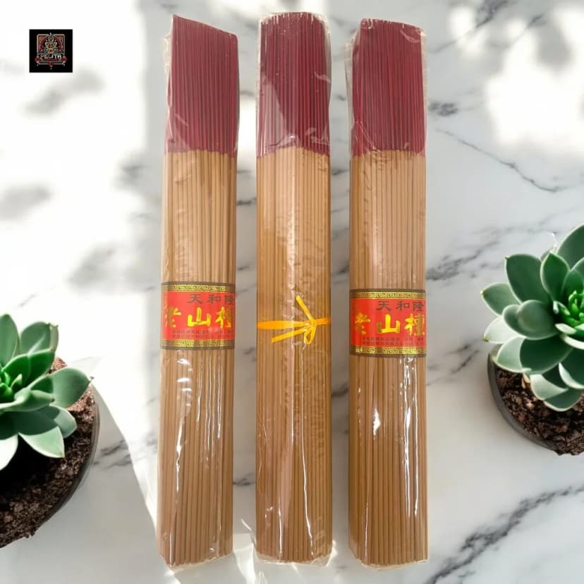 Dupa Import Wangi Kayu Cendana Laosan Sandalwood 40 cm 3 mm Warna Natural 500 gram 1