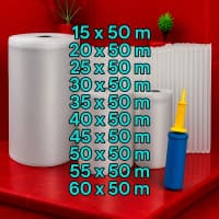 Pelindung Kemasan Column 50 Meter Di Pompa Udara + Gratis Pompa Tangan - Pelita Fortune