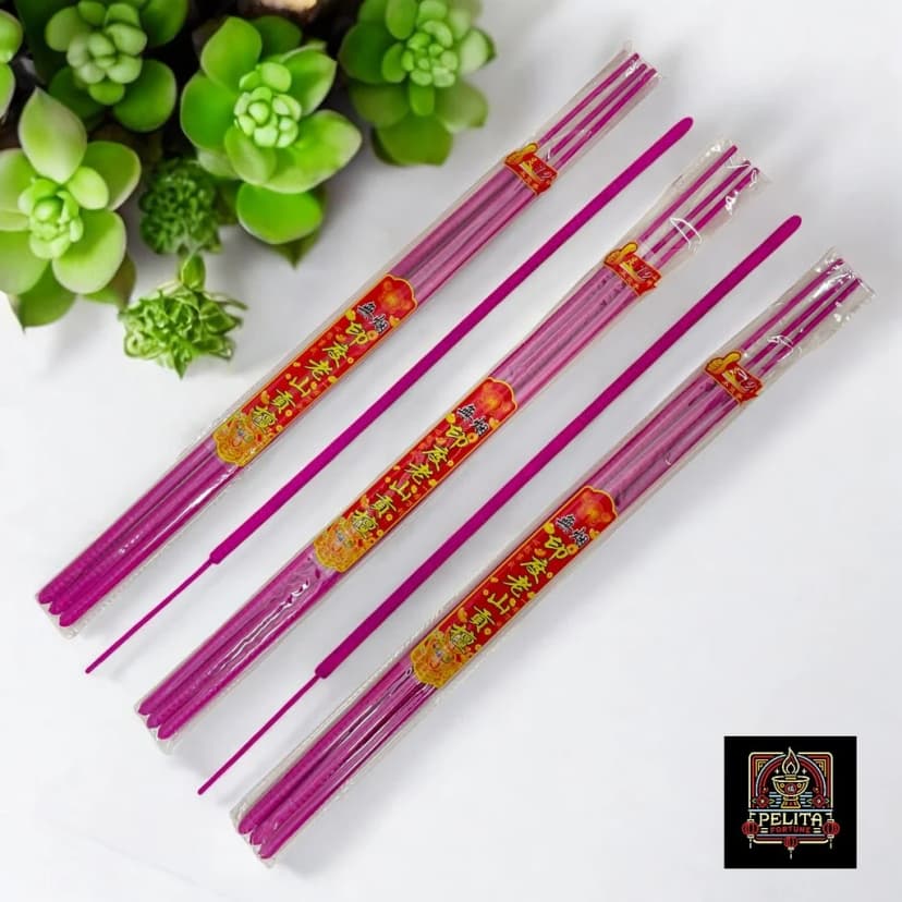 Dupa Ulir Smokeless/Tanpa Asap 12 Jam 3 Batang Pink 60 cm Sandalwood 1