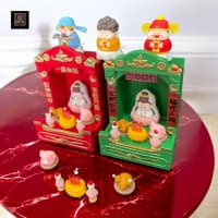 Set Altar Sembahyang Mini Lengkap Lucu Kwan Im, Cai Shen, Buddha