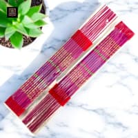 Dupa Huruf Merah Warna Warni 48 cm Isi 18 Stik