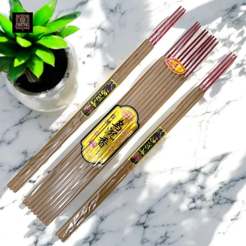Dupa Wangi Obat Cina Gaharu / Agarwood 60 cm Tebal 9 mm 1